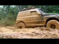 Lagu Toyota Land Cruiser FJ40 | Suzuki Jimny | Vitara and Mitsubishi Triton On Mud Track