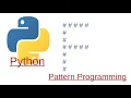 Printing F Hash shape in Python - Pattern of Python Programming