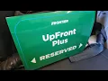 How is Frontier Airlines UpFront Plus for Legroom in Row 1
