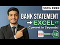 Convert PDF Bank Statements to Excel for Free 100 secure Private
