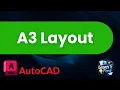 How to Set Layout Size to A3 in AutoCAD 2026 Updated