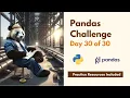 Pandas Library Challenge Day 30 of 30