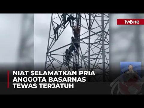Naas! Anggota Basarnas Terjatuh dari Tower Komunikasi Hingga Tewas