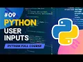 User Inputs in Python Python Full Course in - Tutorial