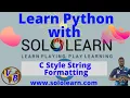 C style string formatting Python