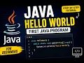Hello World Program in Java Java Tutorial for Beginners