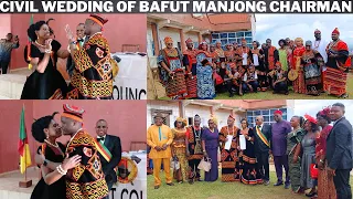 RICH TOGHU GLAMOUR AT THE CIVIL WEDDING OF BAFUT MANJONG NATIONAL CHAIRMAN BAFUT COUNCIL BAMENDA 