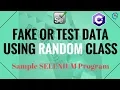 15 Sample Selenium Program Using RANDOM Class in C