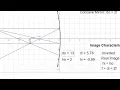 Concave mirror simulation Terms