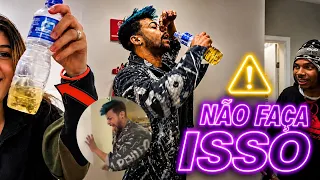 DESAFIARAM EU BEBER URIN4 AO VIVO 🤢