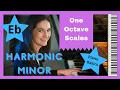Piano Scales Eb Harmonic Minor One Octave Fingering and How To Play Hands Together