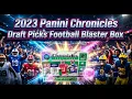 2023 Panini Draft Picks Chronicles Football Trading Card Blaster Box 24 cards C J STROUD AUTO