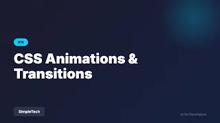 CSS Animations Transitions Full Stack Development