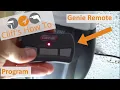Program Genie Remote - Garage Door