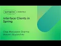 Interface Clients in Spring