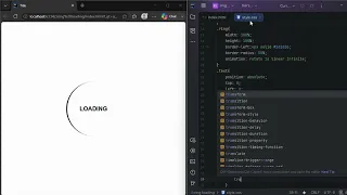 Design stunning loading animation with pure CSS