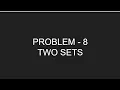 CSES PROBLEMSET INTRODUCTORY PROBLEMS PROBLEM 8 TWO SETS