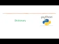 Basic Python 39 Python Dictionary