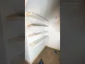 Part 1 of closet system Installing Ikea Floating Shelves for shoe storage