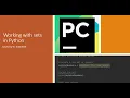 Python Tutorial 8 Working with sets