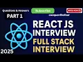 10 React js Interview Questions for Full-Stack Developers with Answers Java 8 Spring Boot