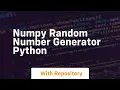 numpy random number generator python