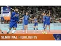 Lagu 2015 Men's EuroVolley - Highlights Semi-final France vs Bulgaria