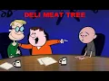 x DELI MEAT TREE - Ricky Gervais Karl Pilkington Steve Merchant