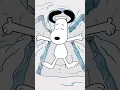 Making a Snow Angel with Snoopy Lucy Snoopy Happy Holiday