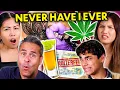 Teens \u0026 Parents Play Never Have I Ever! (Tattoo, Drinking, Cheating) | REACT
