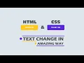 Button Text Change On Hover In Amazing Way Code Effect