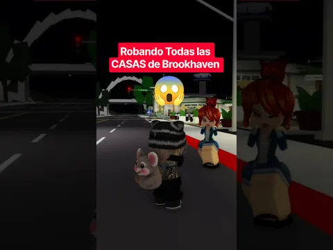 Robando Todas las CASAS de Brookhaven 😱 #roblox #brookhaven #robloxedit #robloxshorts #game #games