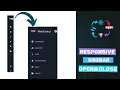 Build a Responsive Sidebar in React JS Tailwind CSS Step-by-Step