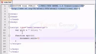 JavaScript Tutorial - Global Local Variables