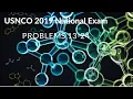 USNCO 2019 National Exam Part One Problems 13 - 24