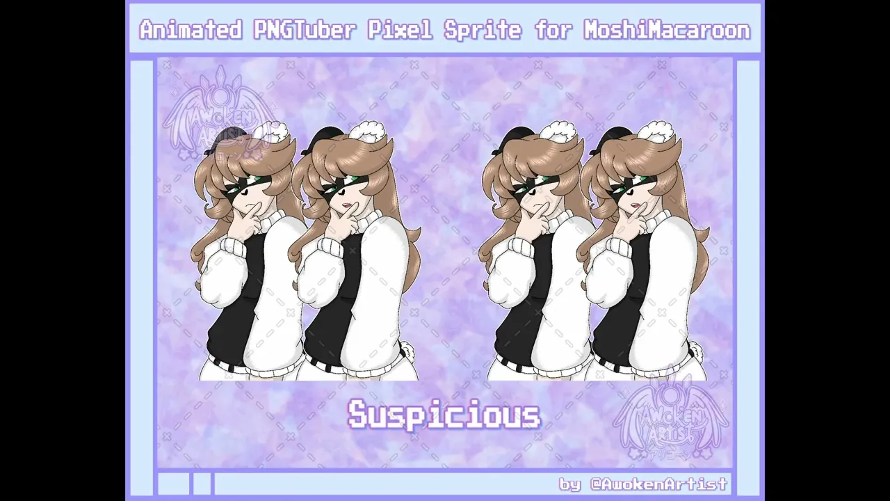 PNGTuber Pixel Sprite Commission for MoshiMacaroon