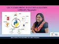 Lec 9 EXPLORING DATA VISUALIZATION LIBRARY - Matplotlib