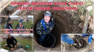 POSTUPAK BUSENJA BUNARA PRILIKOM OBRUSAVANJA ZEMLJE - PRONALAZENJE VODE U LOHINJI KOD ZURIJETE