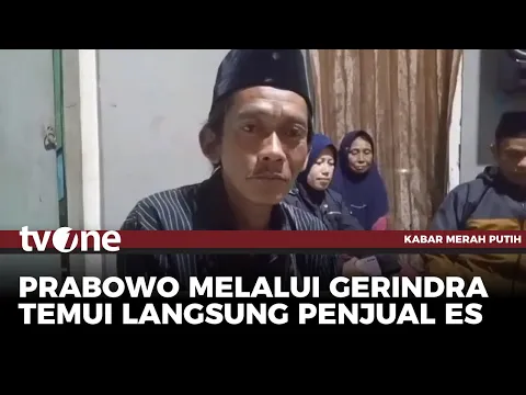 Utusan Presiden Prabowo Temui SonHaji Penjual Es Teh untuk Berikan Modal Usaha |