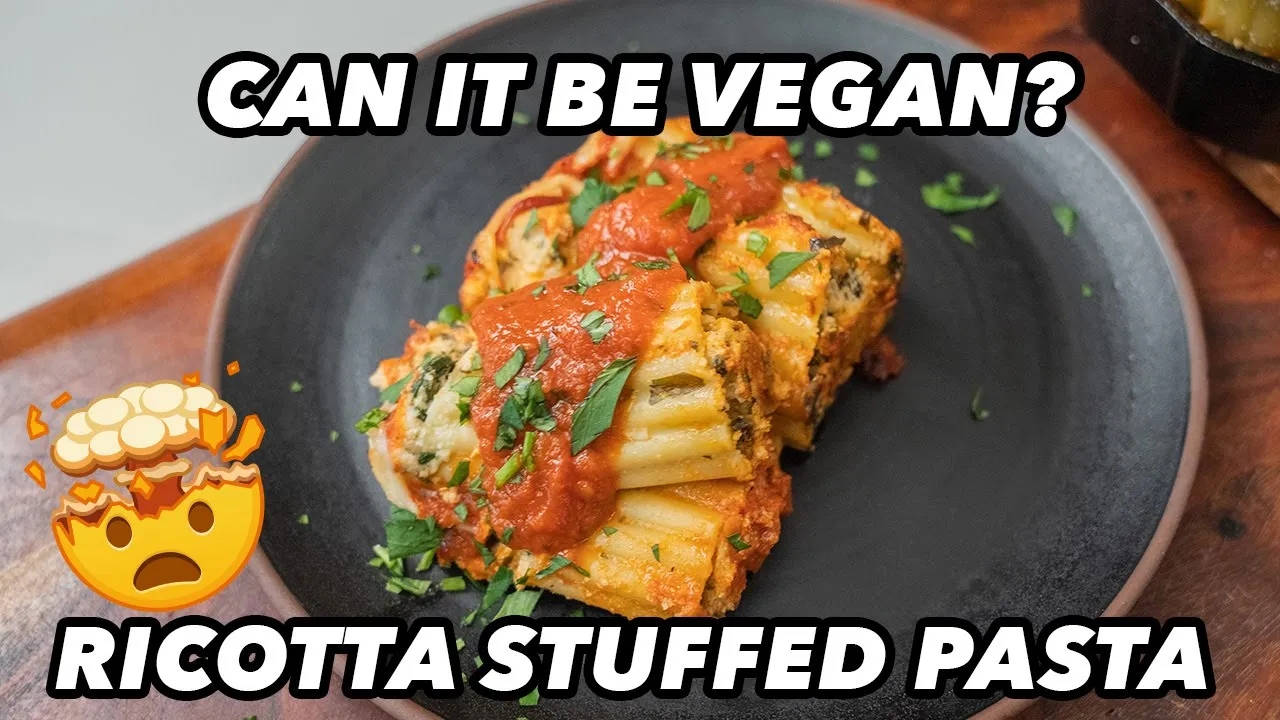 Can it be vegan?  - Ricotta Stuffed Pasta!