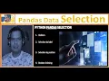 53 Python Pandas Data Selection Select data using getitem label position and using boolean op