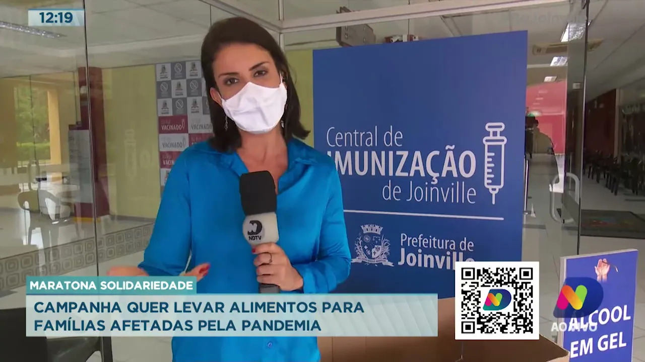 Maratona da solidariedade: Campanha quer levar alimentos para famílias afetadas pela pandemia