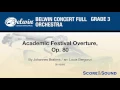 Academic Festival Overture, Op. 80, arr. Louis Bergonzi – Score & Sound