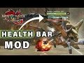 How to install Monster Health Bars mod for Sunbreak Monster Hunter Rise