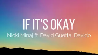 Nicki Minaj If It S Okay Lyrics Ft David Guetta Davido 