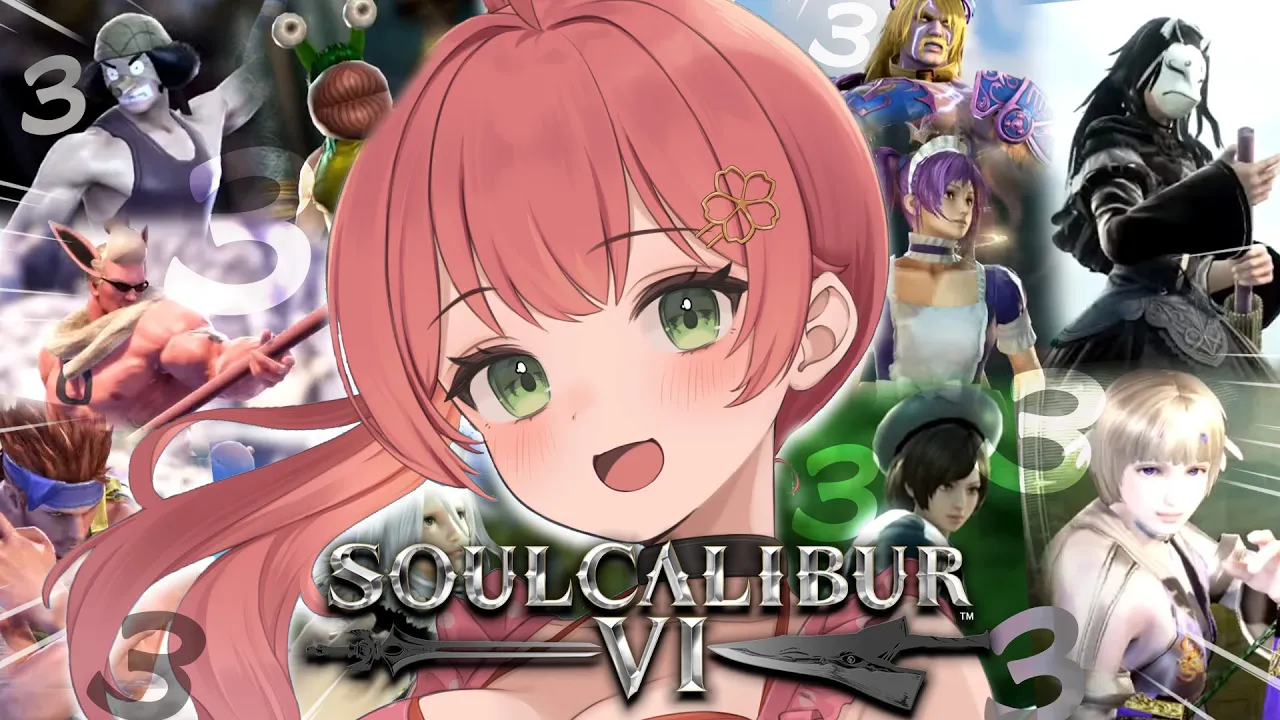【 ソウルキャリバーⅥ 】カオスなキャラクリ大会で３連勝する゛！！！！！！！！！！⚔【ホロライブ/さくらみこ】