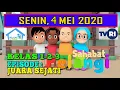 Lagu ( TVRI ) EDISI SENIN 4 MEI 2020 KELAS 1-2-3 SD || SAHABAT PELANGI EPISODE JUARA SEJATI