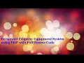 Personnel Property Equipment System using PHP with Full Source Code
