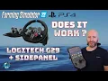 Logitech G29 Wheel and Sidepanel on PS4 - Farming Simulator 22