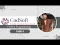 TO-DO List Application with Python Task-1 at CodSoft